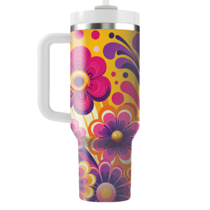  Floral Burst  Custom Tumblers