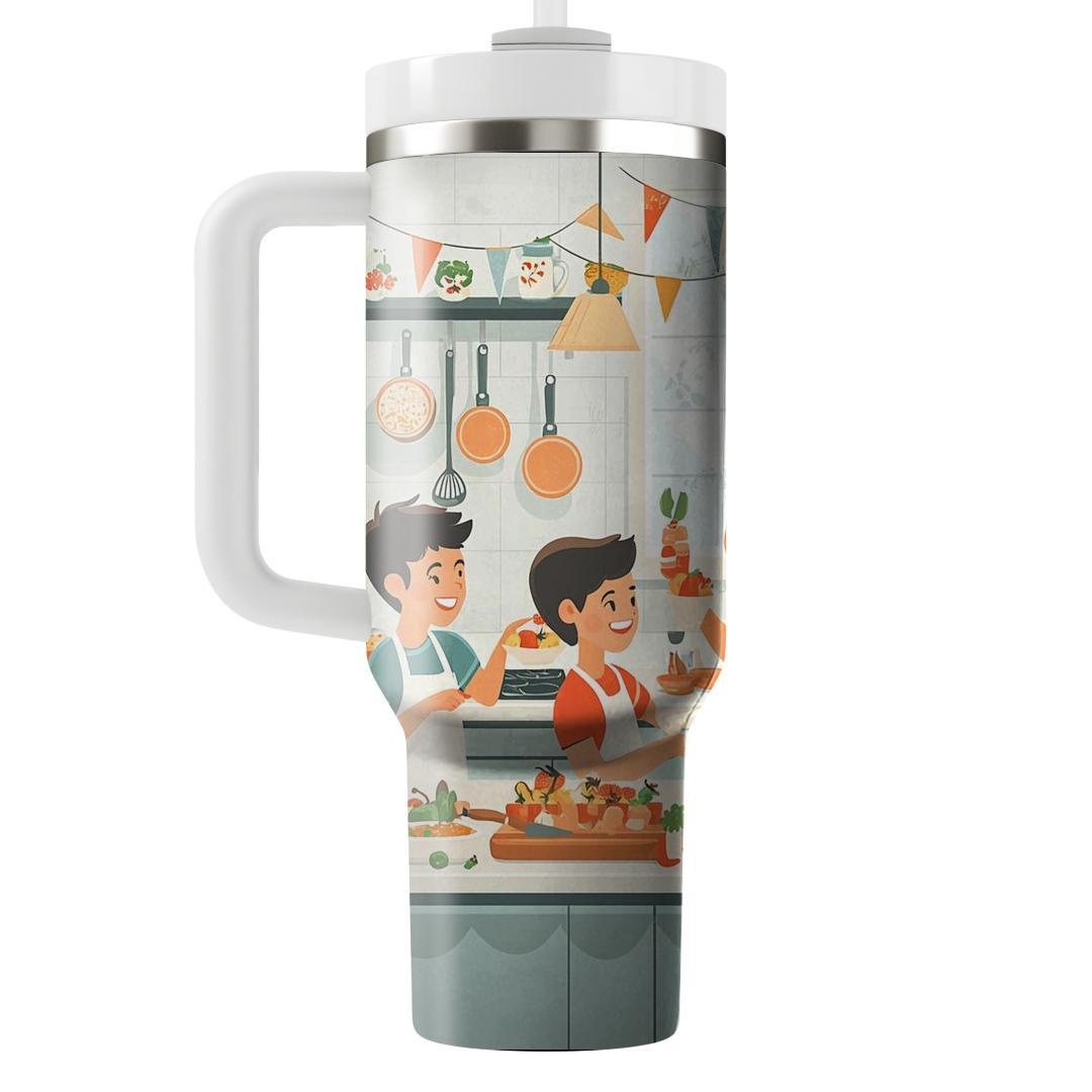 Mom’s Kitchen Chronicles: A Family Cooking Day Unique Tumblers