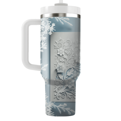 Winter Crystal Wonderland  Personalized Tumblers