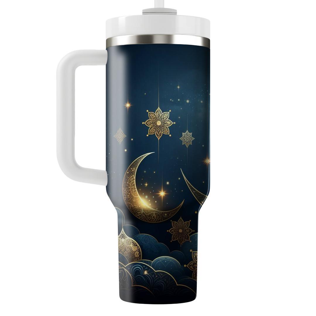 Celestial Blessings - Ramadan Reflections  Tumblers With Lids