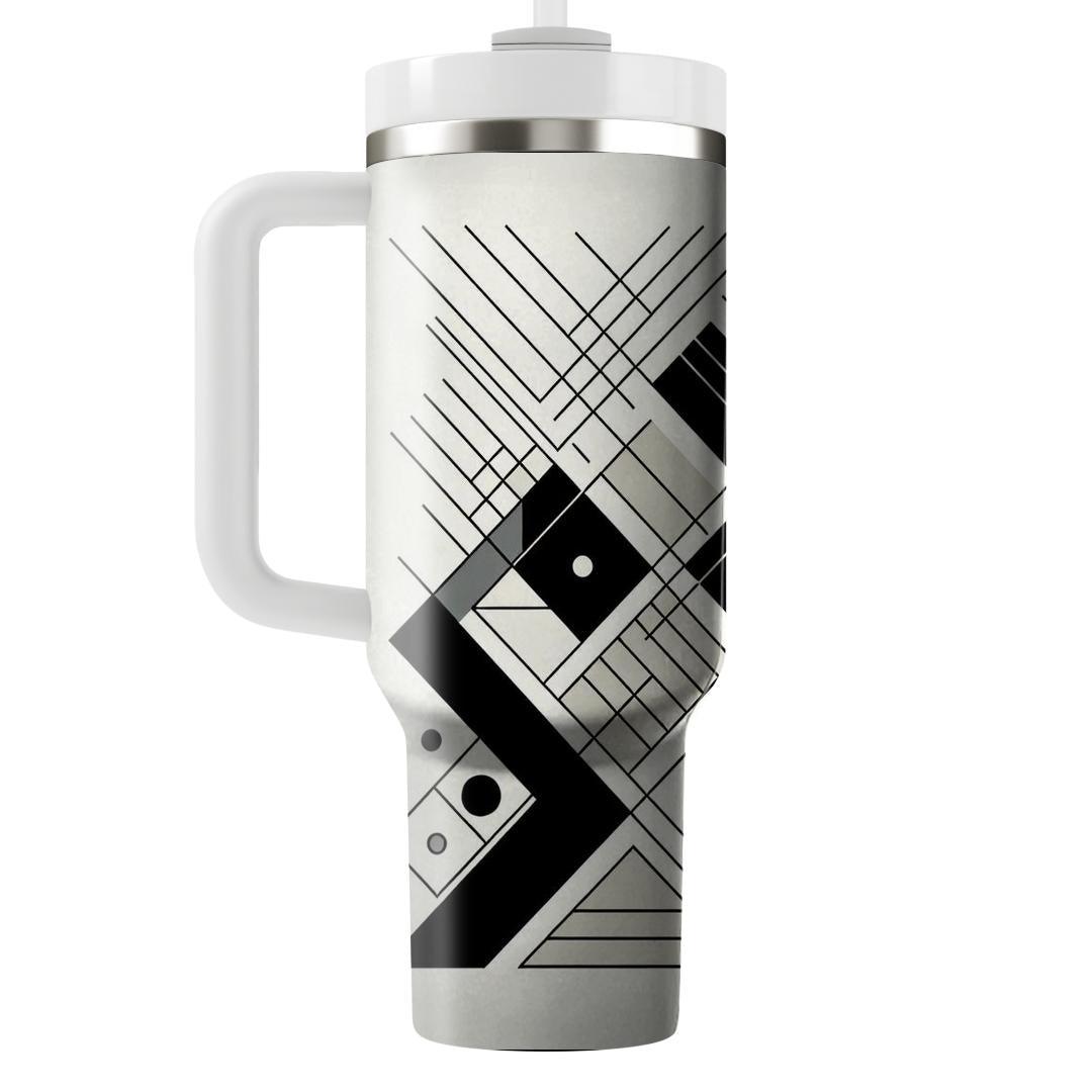 Minimalist Geometric Linework  Tumblers For Gifts
