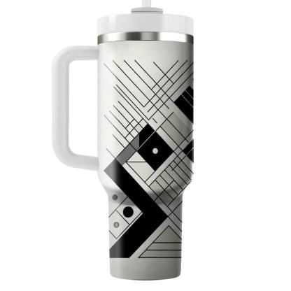 Minimalist Geometric Linework  Tumblers For Gifts