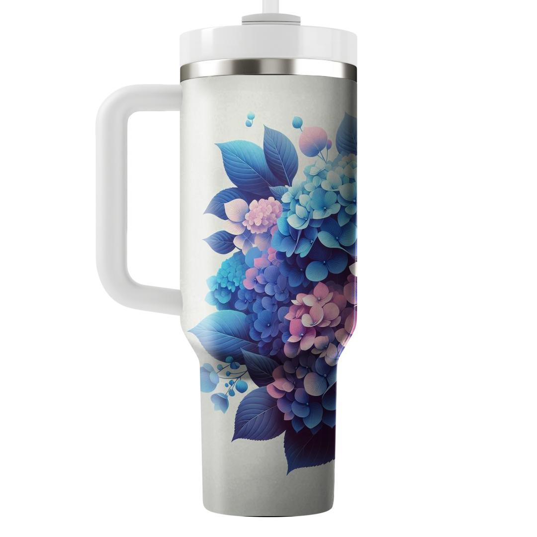 Lush Hydrangea Fantasy  Decorative Tumblers