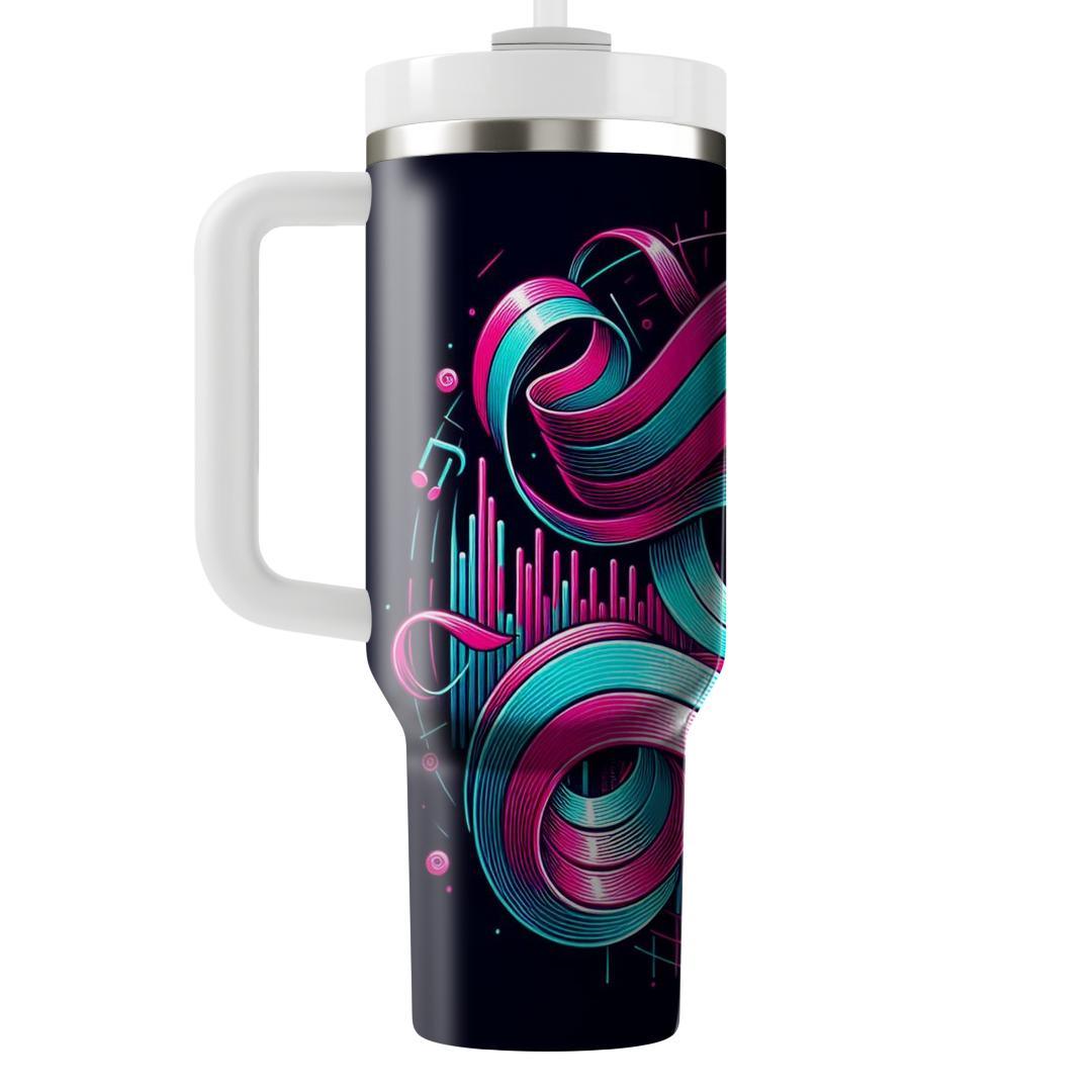 Cassette Wave Vortex Travel Tumblers