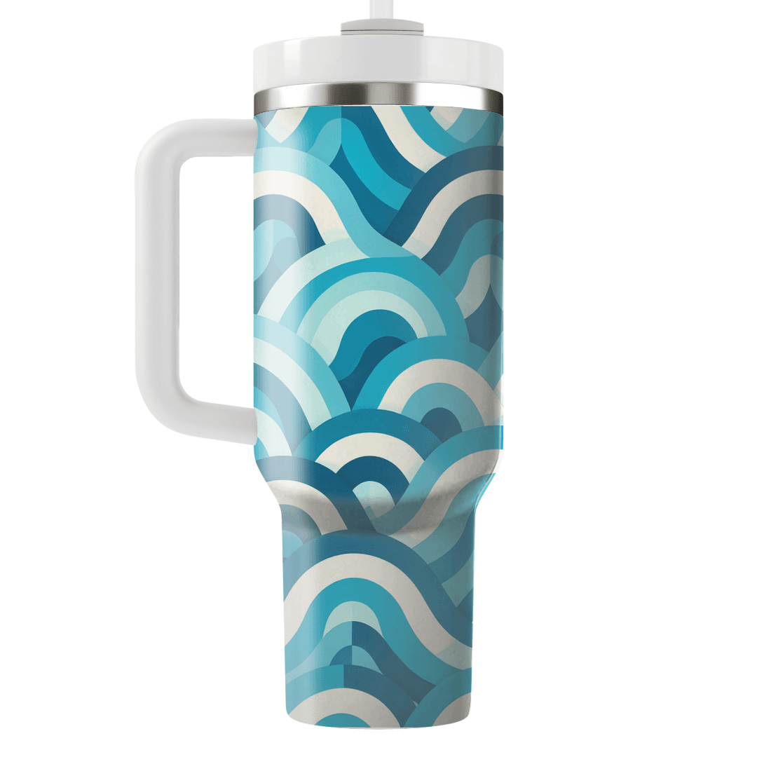 Gradient Wave Pattern  Insulated Tumblers