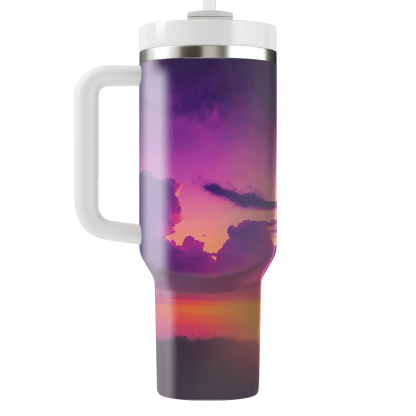 Majestic Elephant Silhouette  Tumbler Cups
