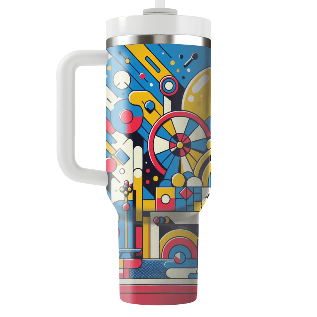 Retro Geometric Fiesta  Custom Tumblers