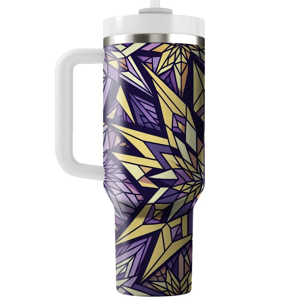 Geometric Starflower  Decorative Tumblers