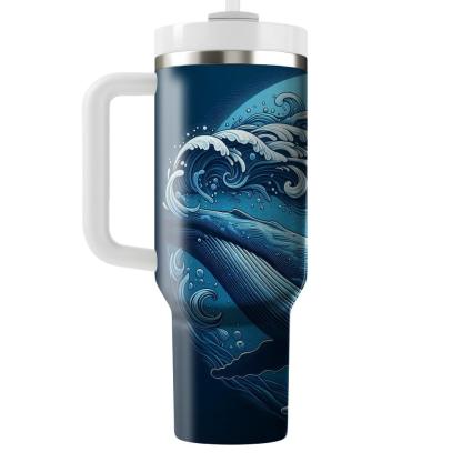Whale Of The Deep Sea  Tumblers With Lids