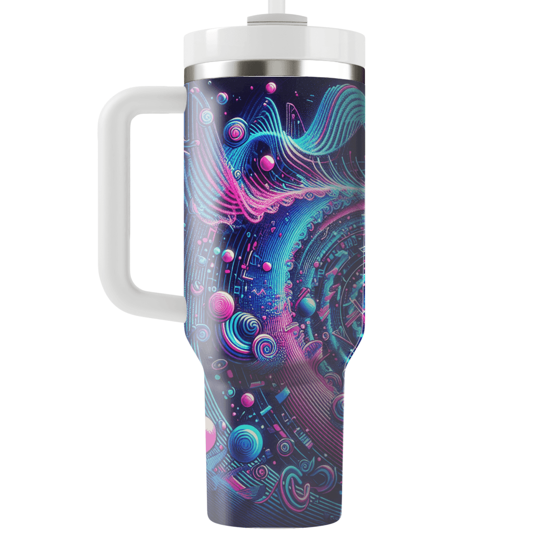 Synthpop Swirl  Custom Tumblers