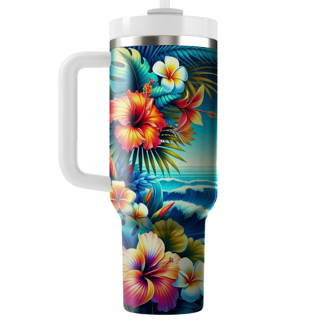 Tropical Blooms Delight  Tumblers For Gifts