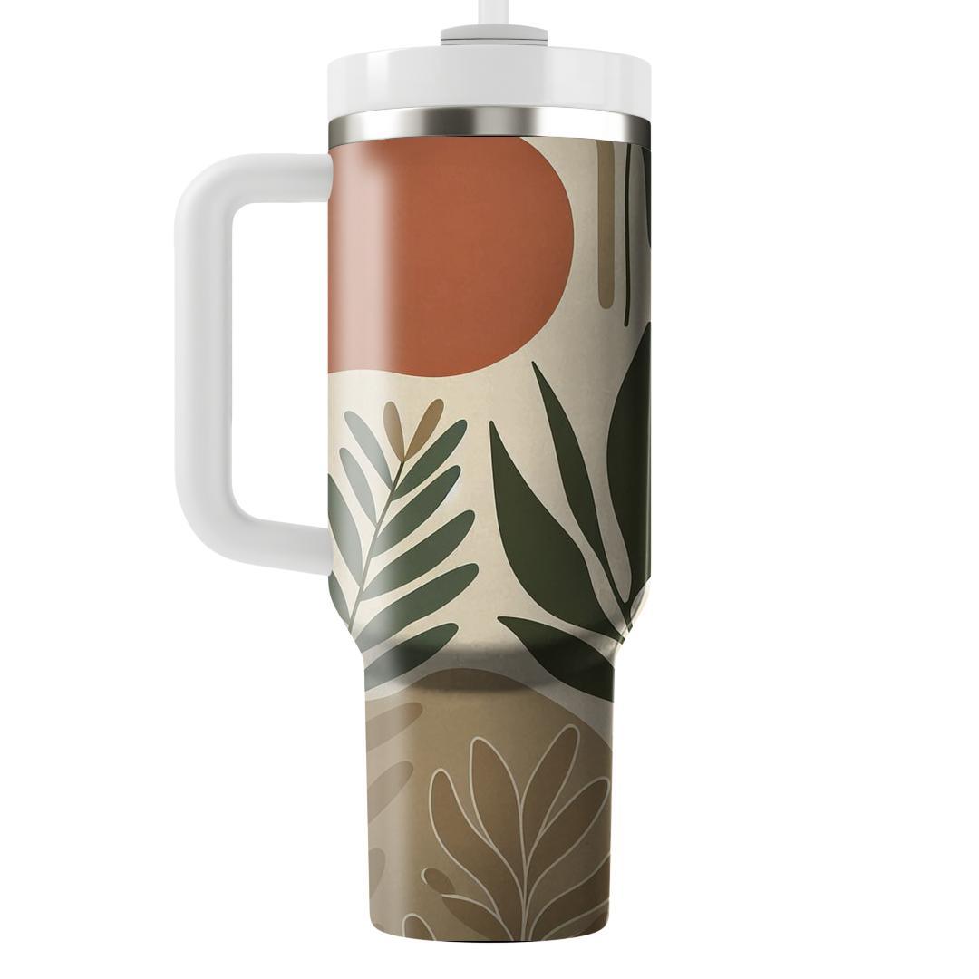 Earth Tones Elegance  Travel Tumblers