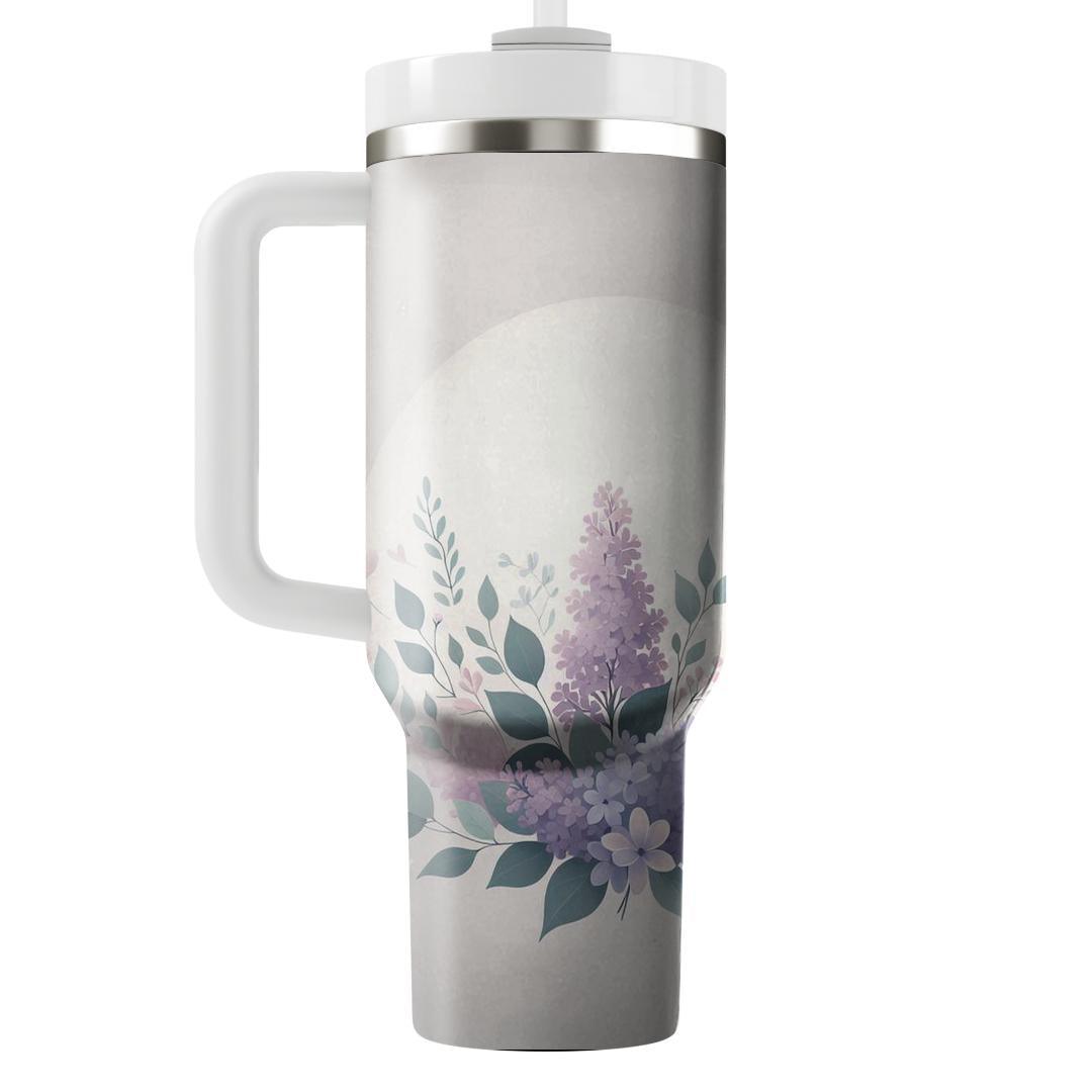 Spring Lilac Serenity  Travel Tumblers