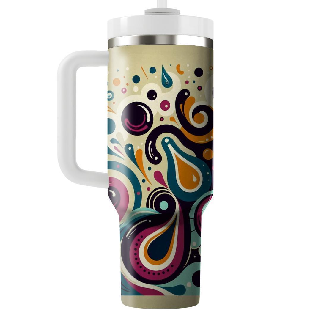 Paisley Funk Fusion  Unique Tumblers