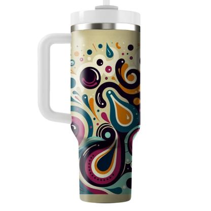 Paisley Funk Fusion  Unique Tumblers