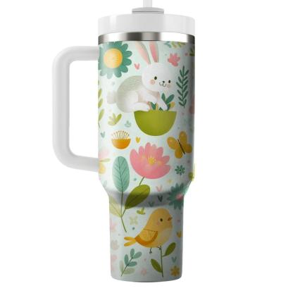 Spring Cheerful Critters  Tumbler Cups
