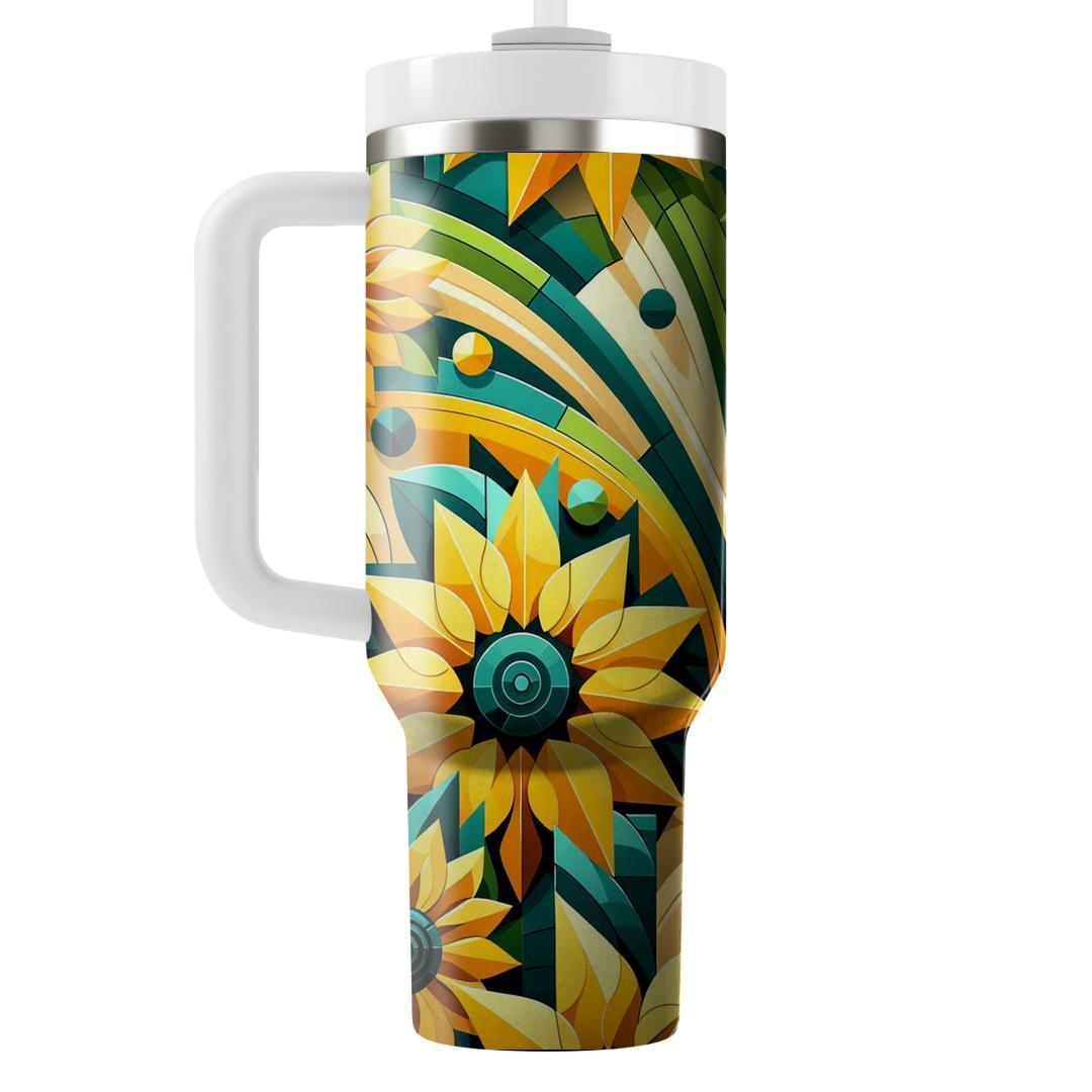Dynamic Sunflower Design  Tumblers For Gifts