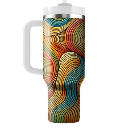 Retro  Waves  Travel Tumblers