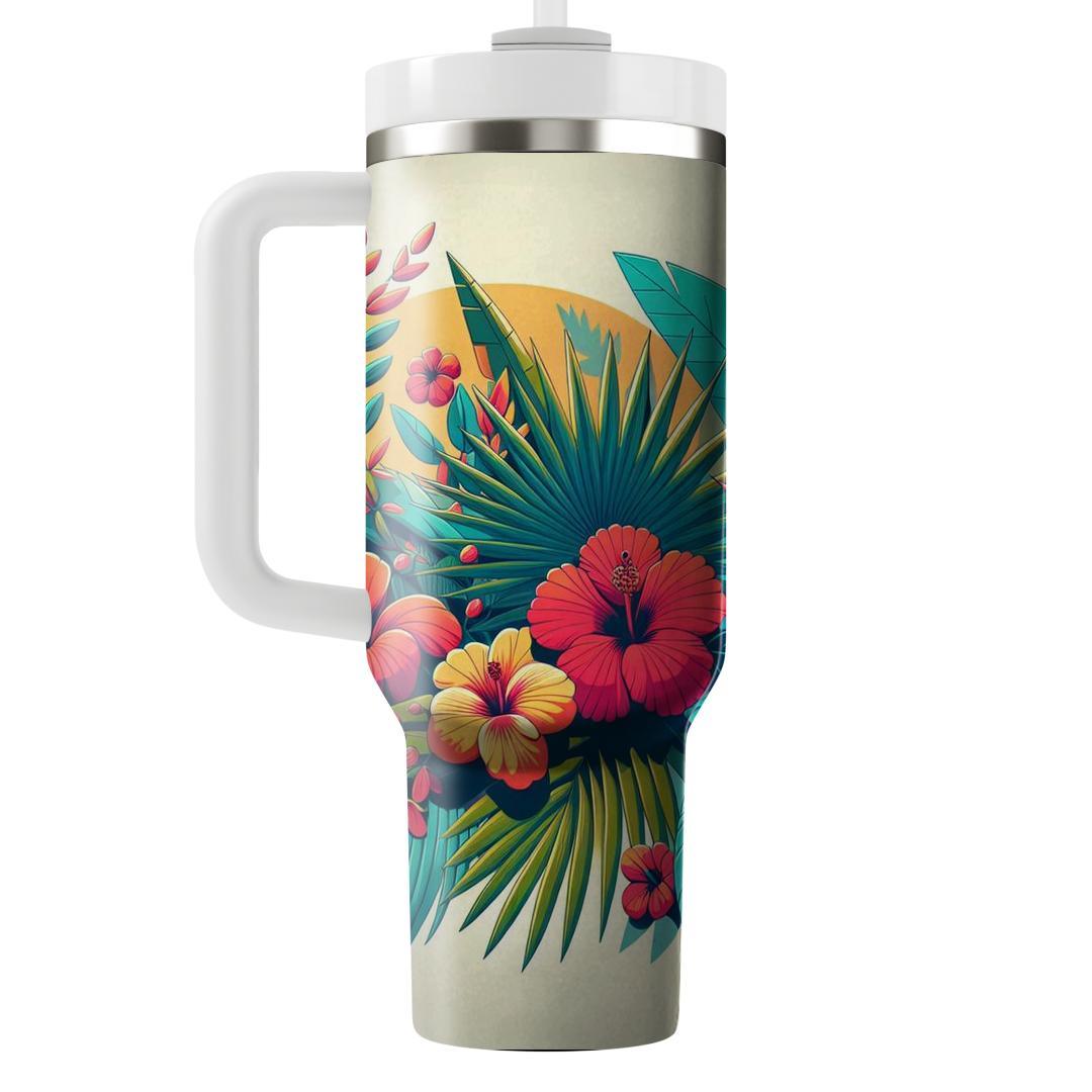 Tropical Jungle Fiesta  Unique Tumblers