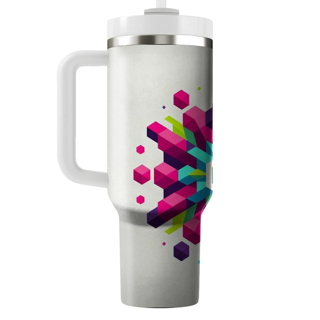 Prismatic Hexagon Burst  Tumblers For Gifts