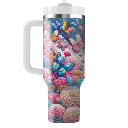 Charming Butterfly Garden  Custom Tumblers