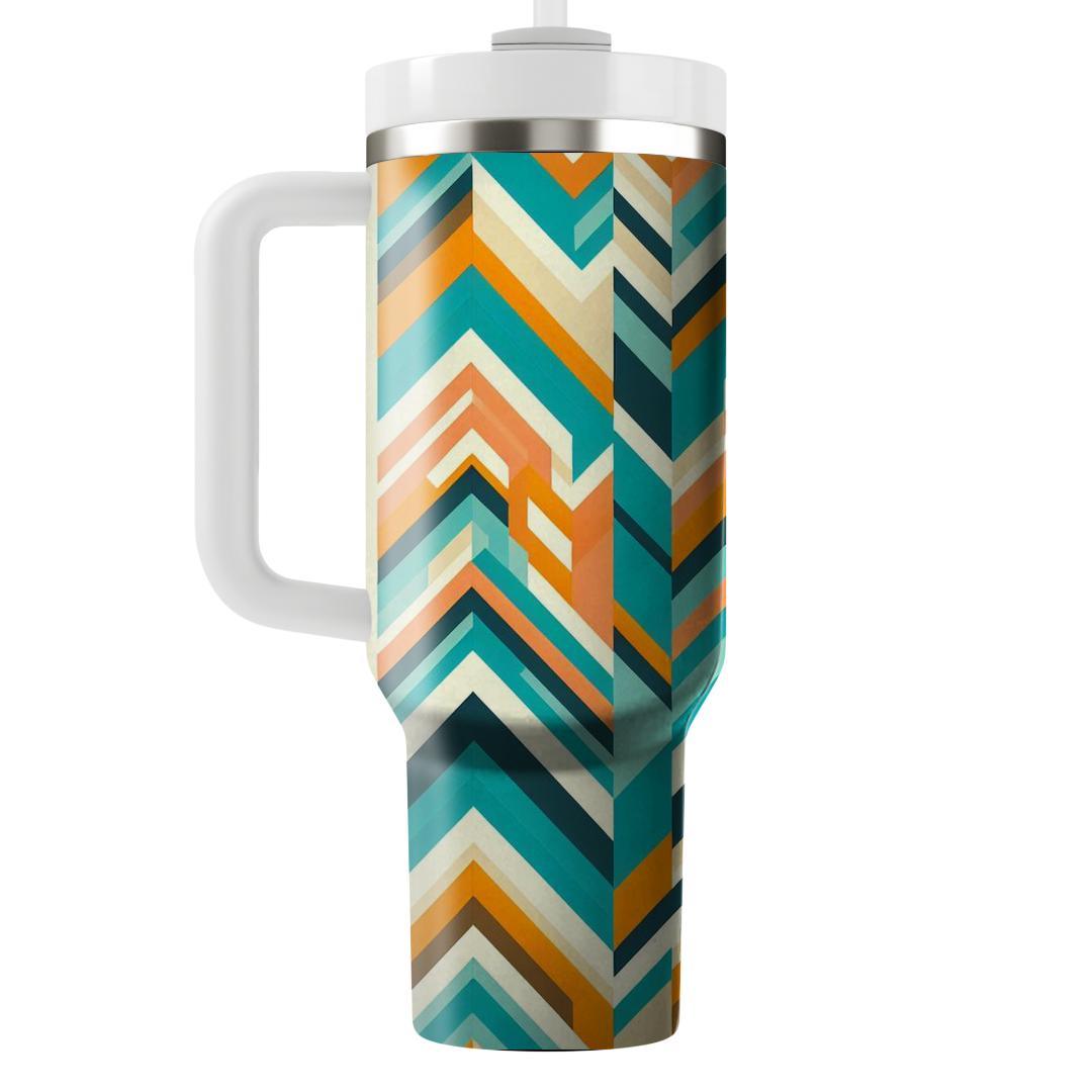 Bold Chevron Pattern  Decorative Tumblers