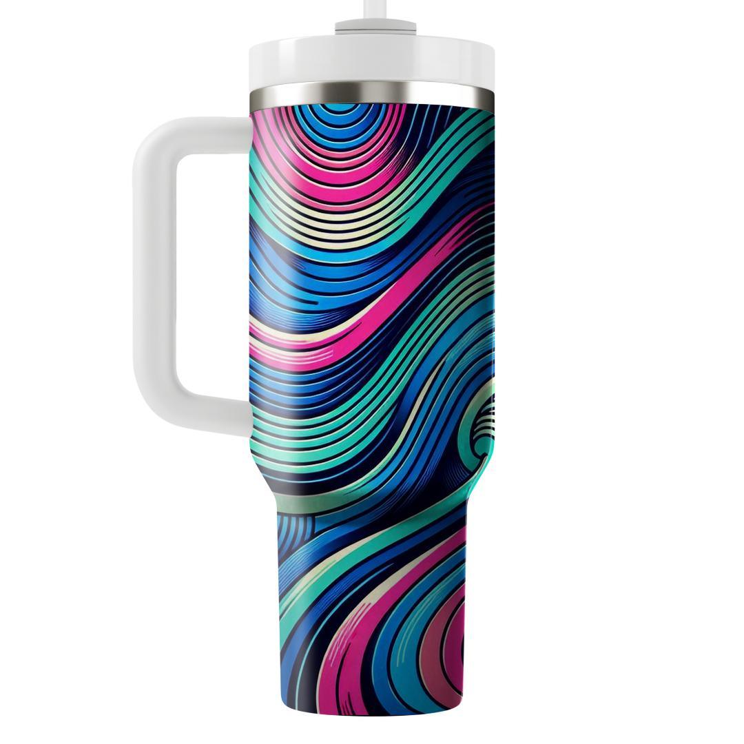 Electric Tide  Travel Tumblers