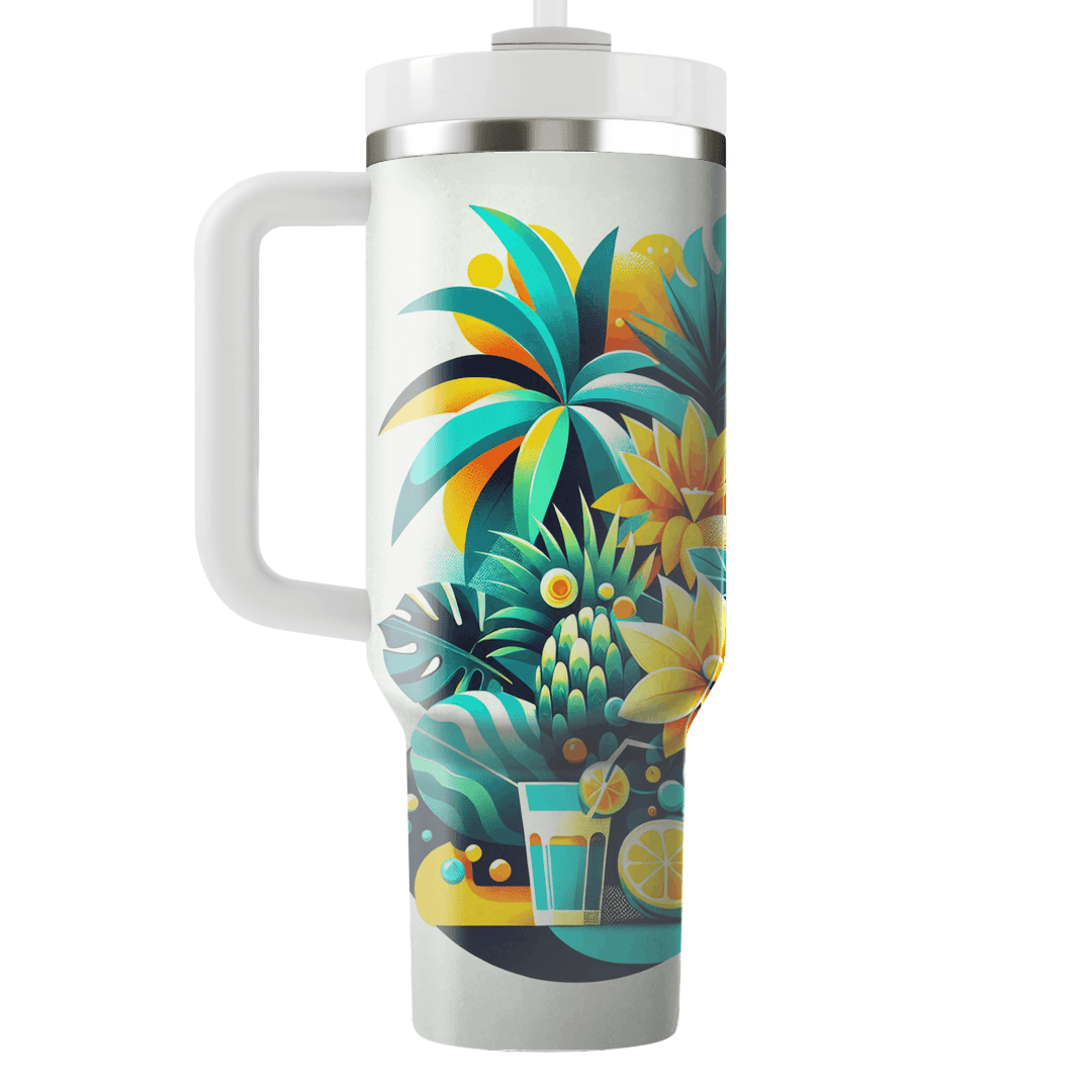 Summer Tropical Vibes  Tumbler Cups