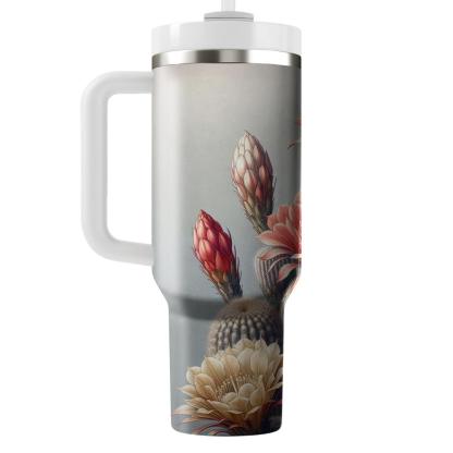 Cactus Flower Harmony  Insulated Tumblers