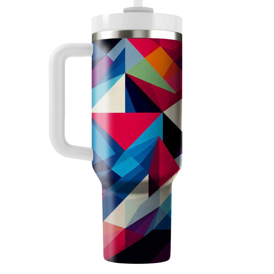 Abstract Triangle Motion  Insulated Tumblers