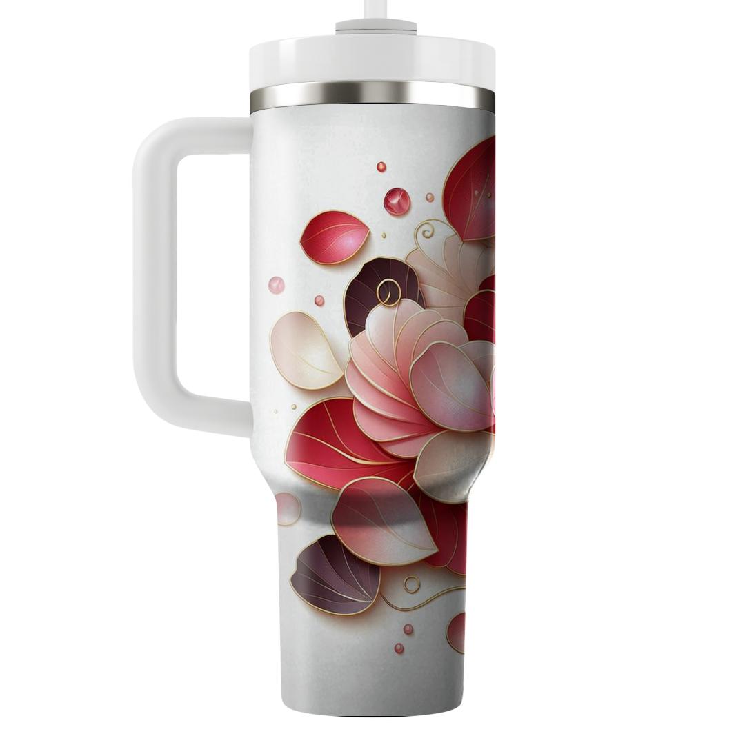 Rose Petal Rhapsody  Tumblers For Gifts