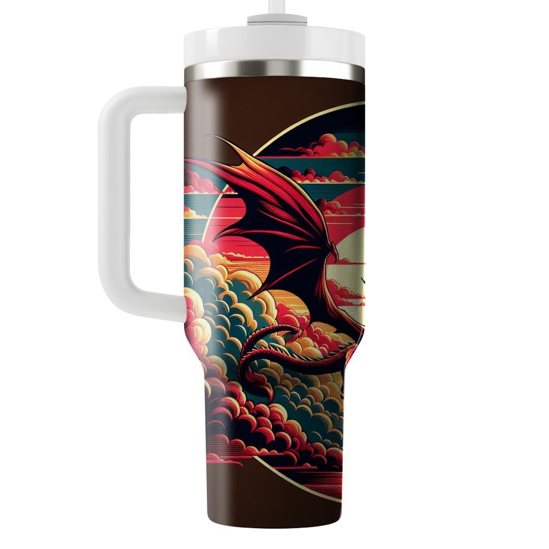 Daring Dragon Flight  Tumblers With Lids