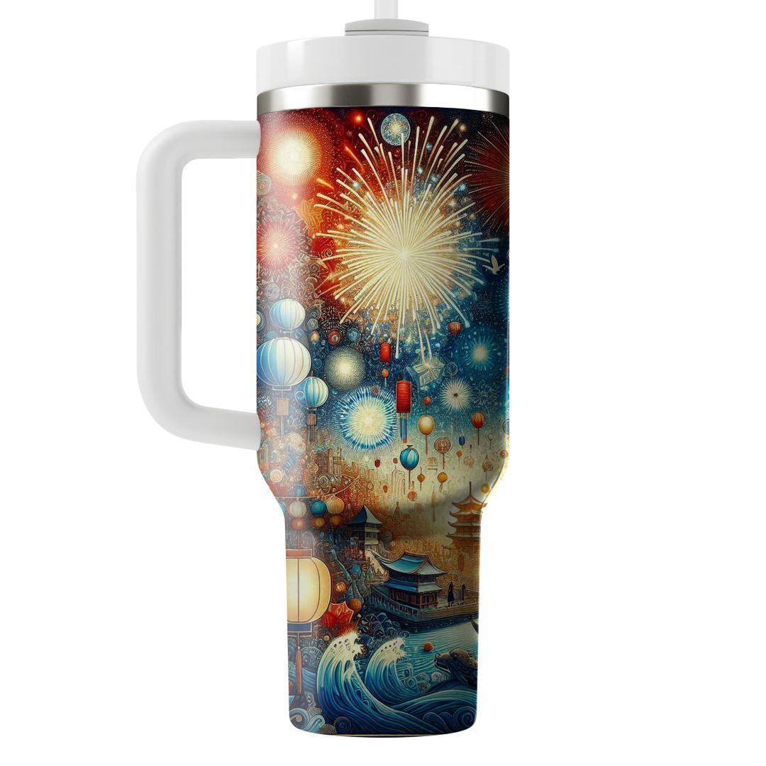 Wonders Of Tradition - New Year’s Cultural Celebration  Tumblers With Lids