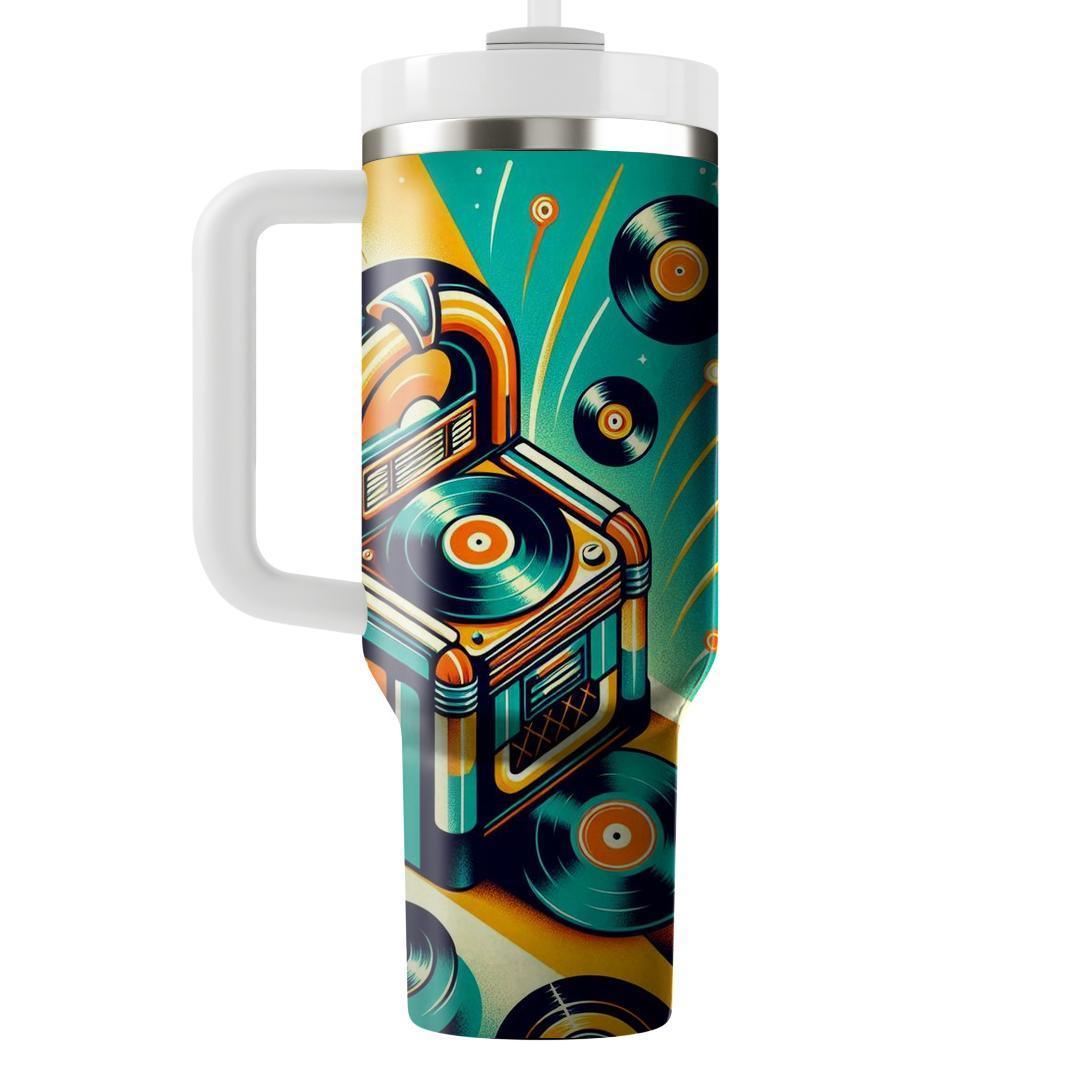 Eclectic Vinyl Jukebox  Tumbler Cups