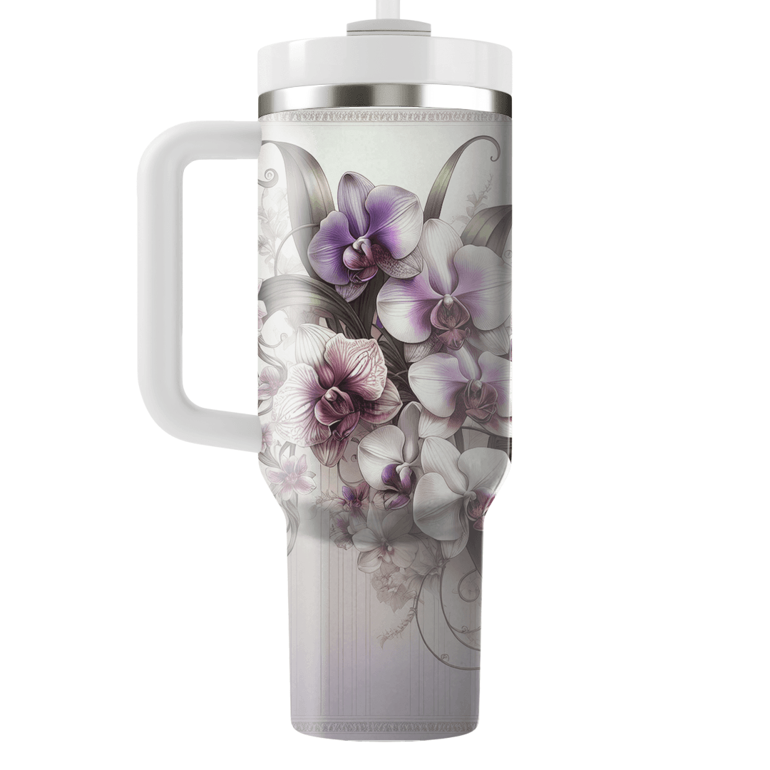 Elegant Orchid Fusion  Custom Tumblers