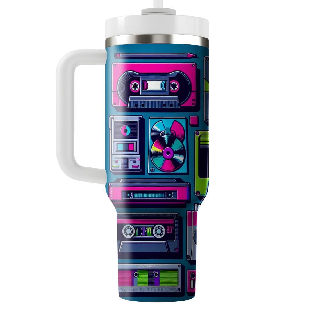 Radical Retro Tech  Personalized Tumblers