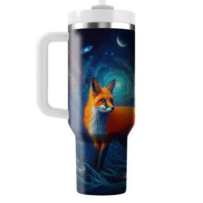 Galactic Fox Dreams  Tumblers With Lids