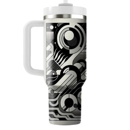 Abstract Monochrome Mirage  Tumblers For Gifts