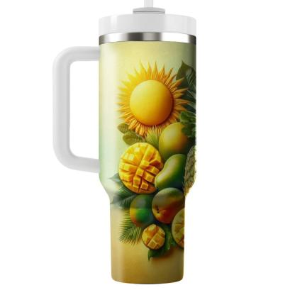 Summer Tropical Fruit  Tumbler Cups