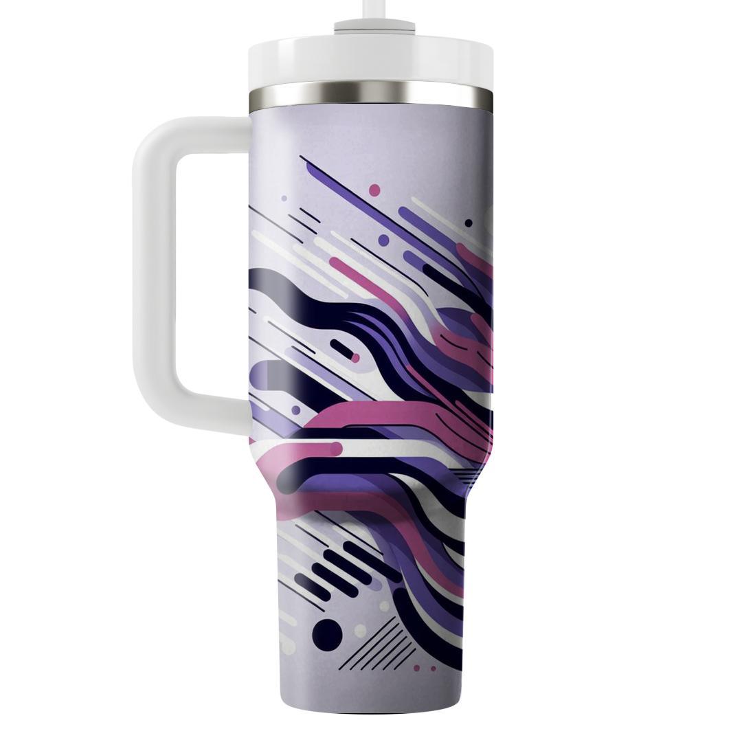 Dynamic Lines And Curves  Insulated Tumblers