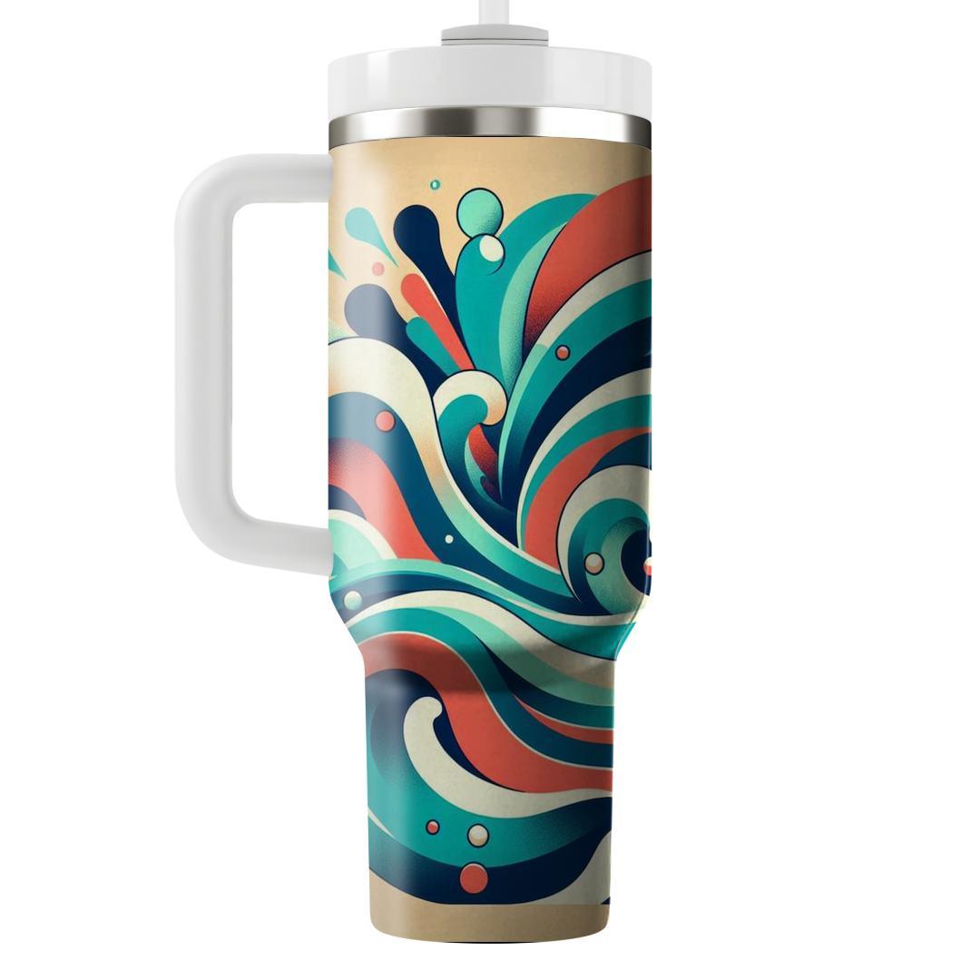 Riding The Waves  Tumbler Cups