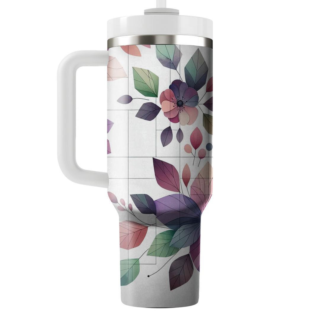 Artistic Watercolor Flowers  Tumblers For Gifts