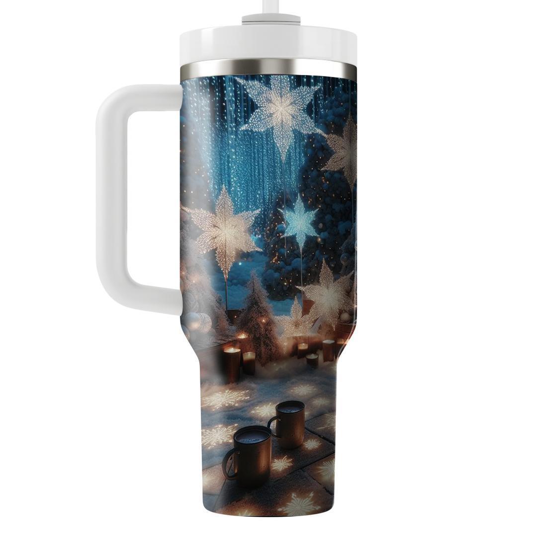 Ethereal Embrace - A Cozy Winter Festival  Tumbler Cups