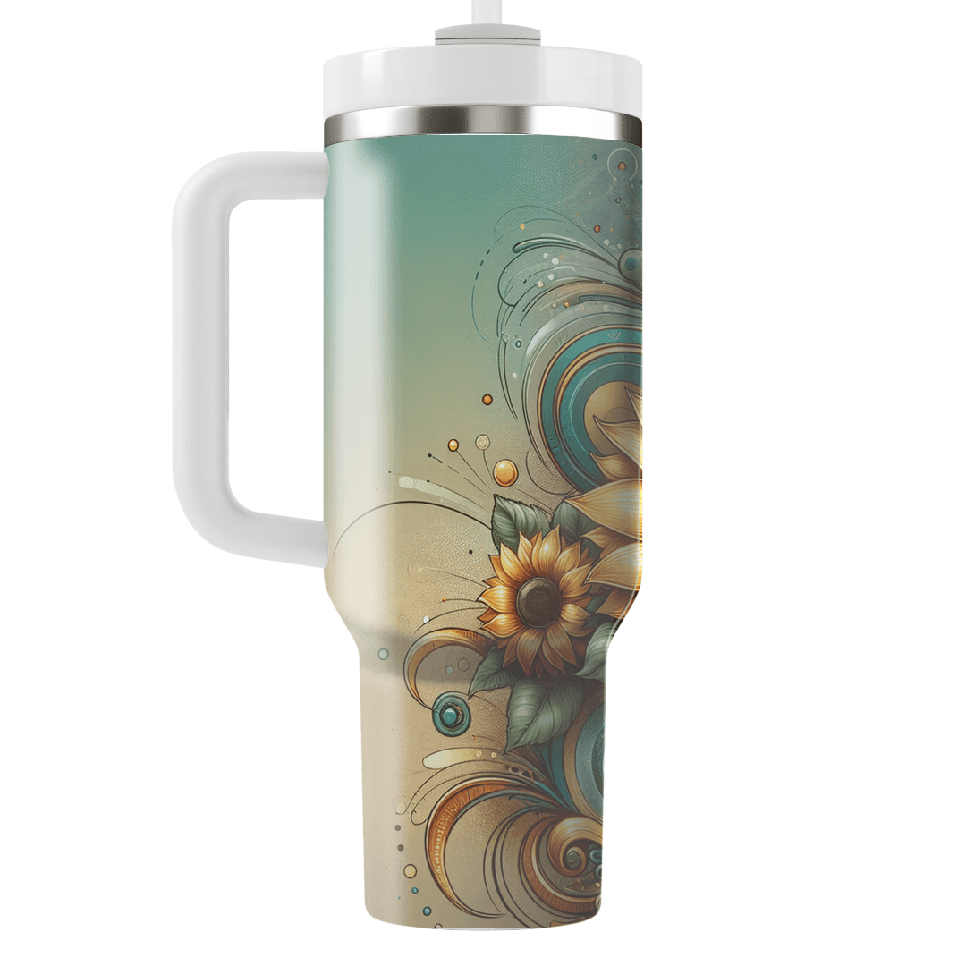 Bohemian Sunflower Dream  Insulated Tumblers