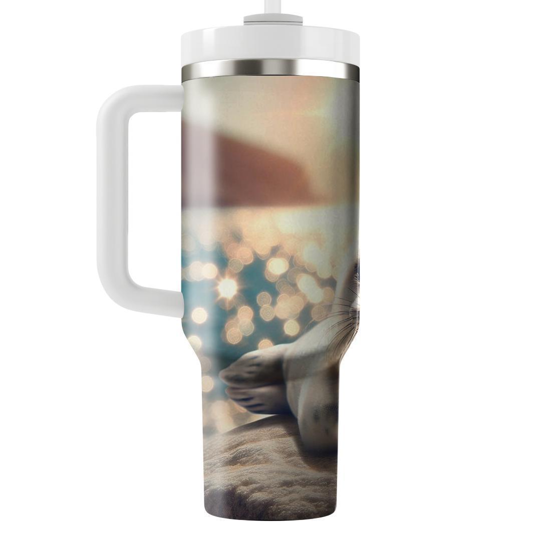 Sweet Baby Seal  Travel Tumblers
