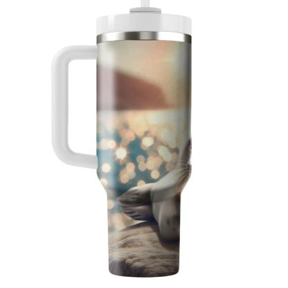 Sweet Baby Seal  Travel Tumblers