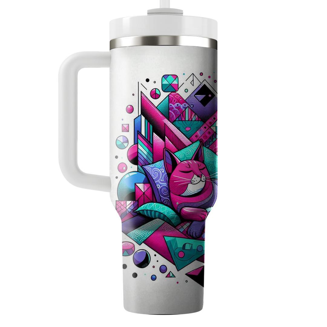 Funky Cat Dreams  Travel Tumblers
