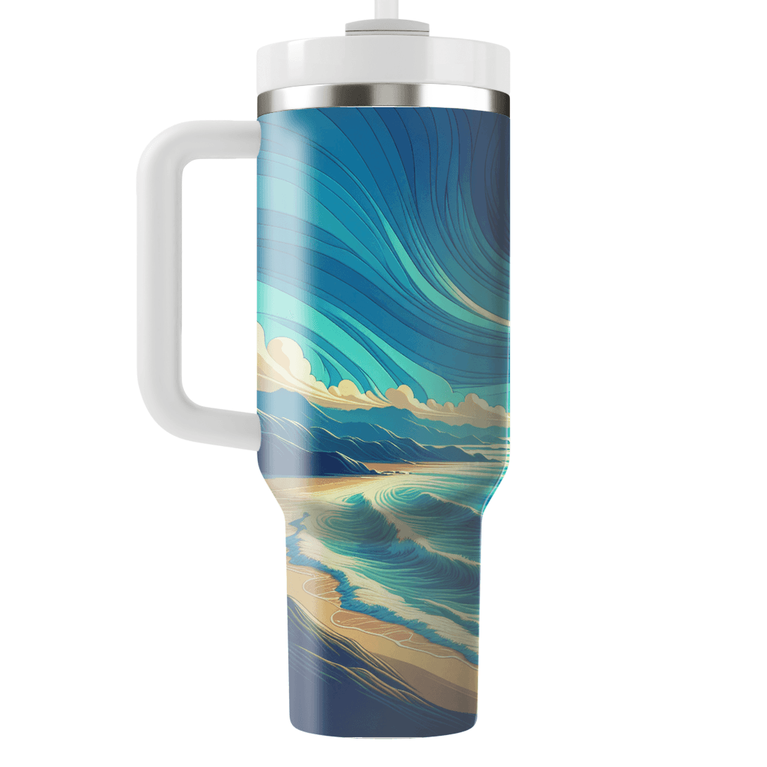 Summertime Waves  Travel Tumblers