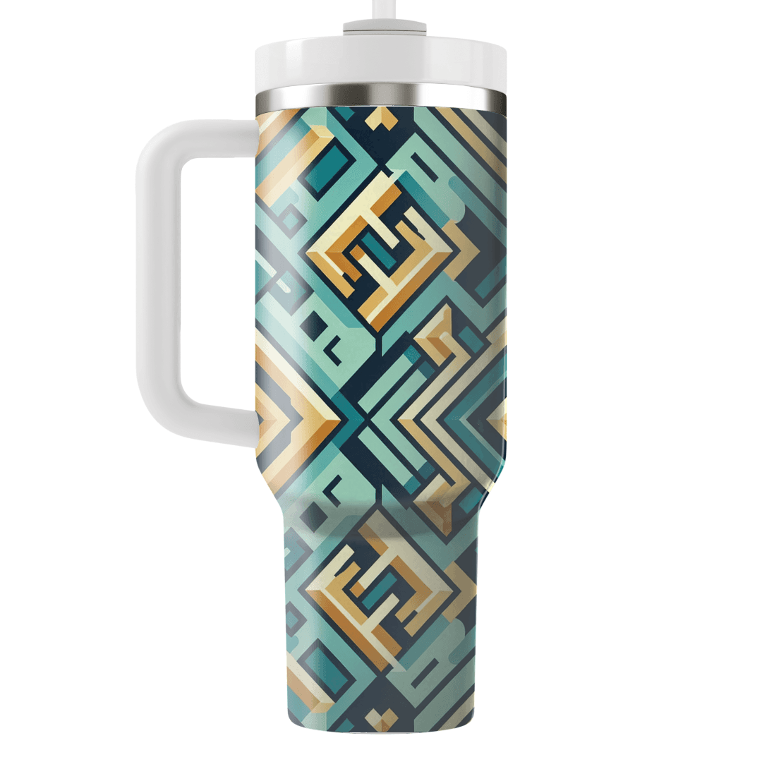 Diamond Weave Pattern  Insulated Tumblers