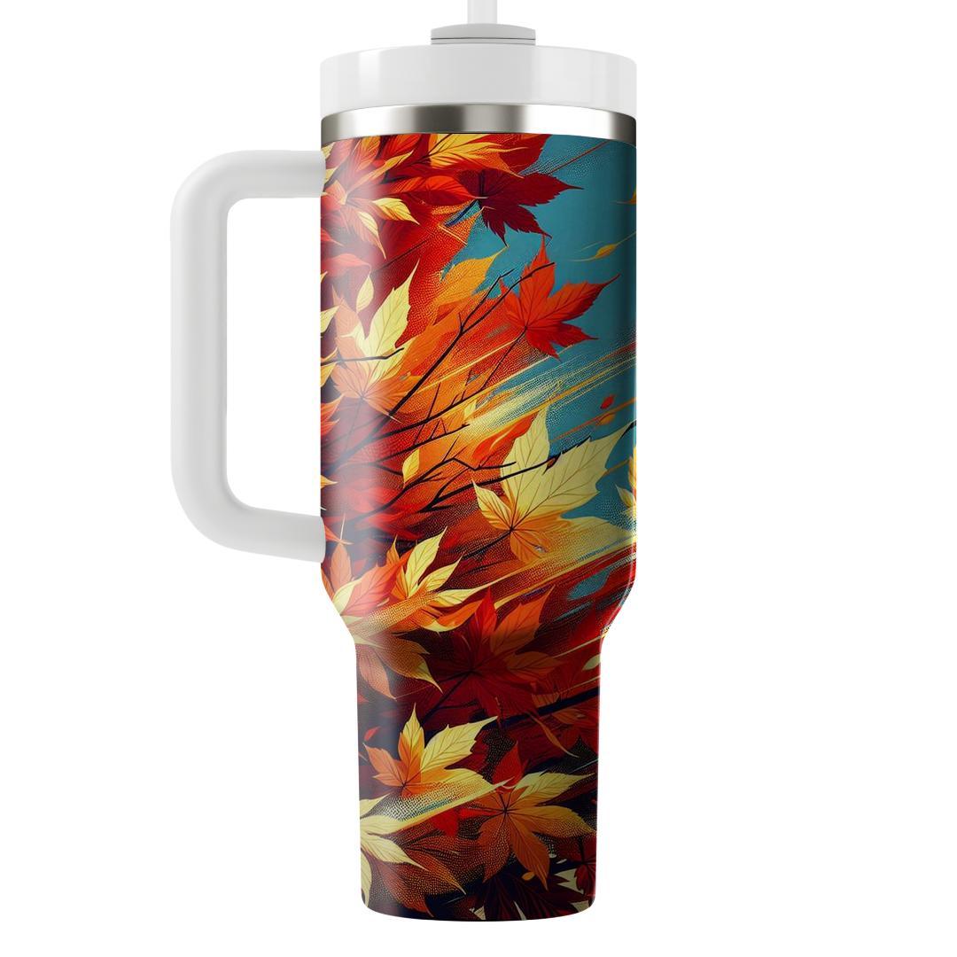 Autumn Maple Symphony Unique Tumblers
